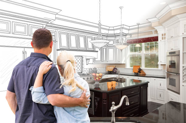 Professional Cabinet Refacing technician working in Hudson, TX